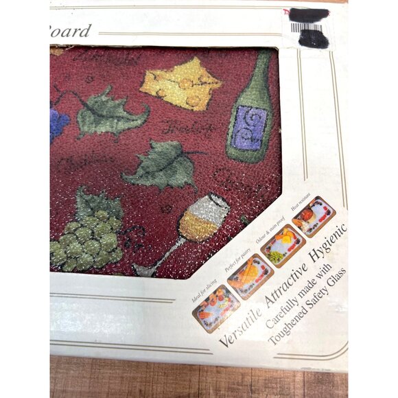 Wine-Themed Tempered Glass Cutting Board - Picture 2 of 3